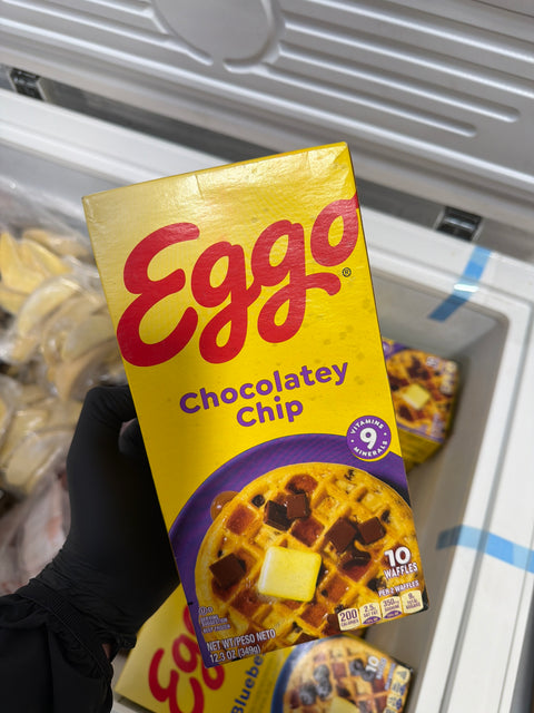 Eggo Chocolatey Chip Waffles 10 Pack Jamaican