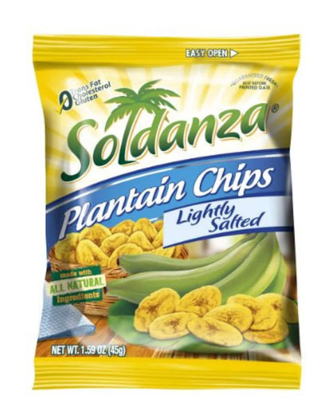 Soldanza Plantain Chips Lightly Salted 42g