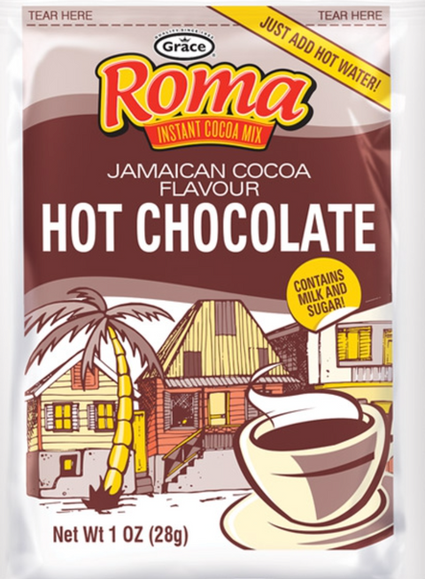 Grace Roma Instant Cocoa Hot Chocolate Mix Pack Of 5 Jamaican