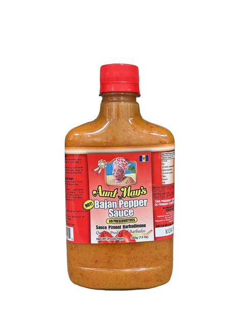 Aunt Mays Bajan Pepper Sauce 340g