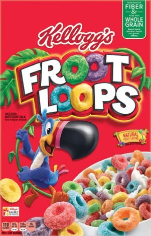 Kelloggs Froot Loops Large Size 374g