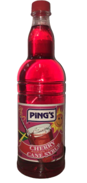 Pings Cherry Cane Syrup 1L