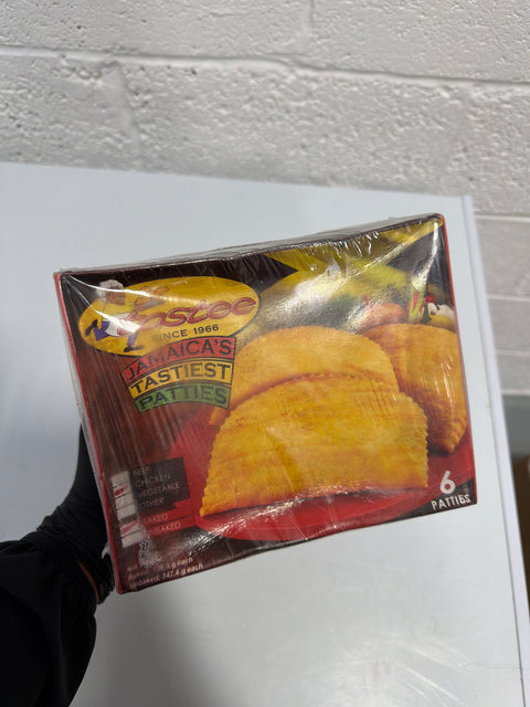Tastee Chicken Patties Jamaican Imported Pack Of 6