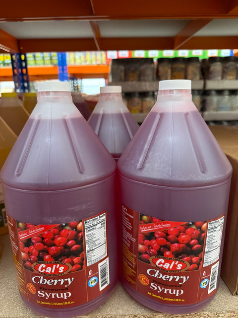 Cals Cherry Syrup 3.8 Litre Jamaican