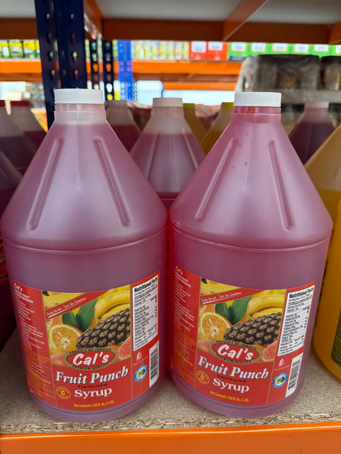 Cals Fruit Punch Syrup 3.8 Litre Jamaican