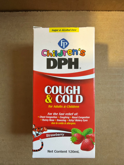 Childrens DPH Cough Cold 120ml Jamaican