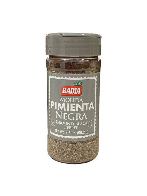 Badia Pepper Black Ground / Pimienta Negra Molida- 99.2g