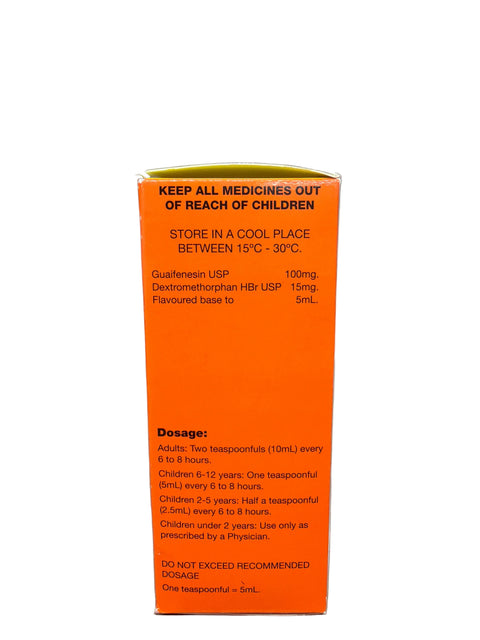 Histal Cough Suppressant Non Drowsy 125ml