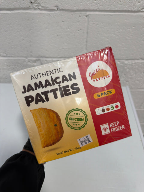 Juici Chicken Patties Pack Of 6 (Jamaican Imported)