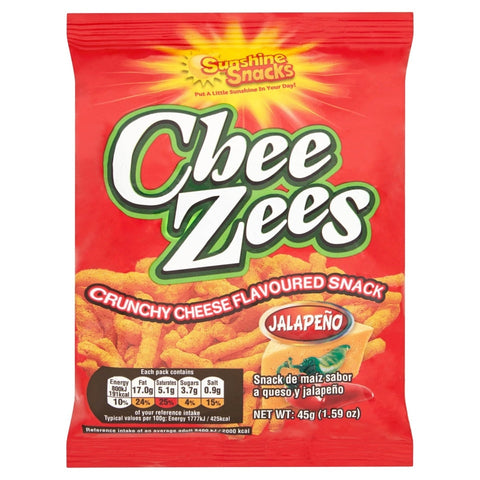 Sunshine Snacks CheeZees Jalapeno Pack Of 12 (45gx12)