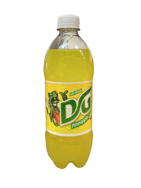 D&G Pineapple 591ml Plastic Bottle Pack Of 12 Jamaican