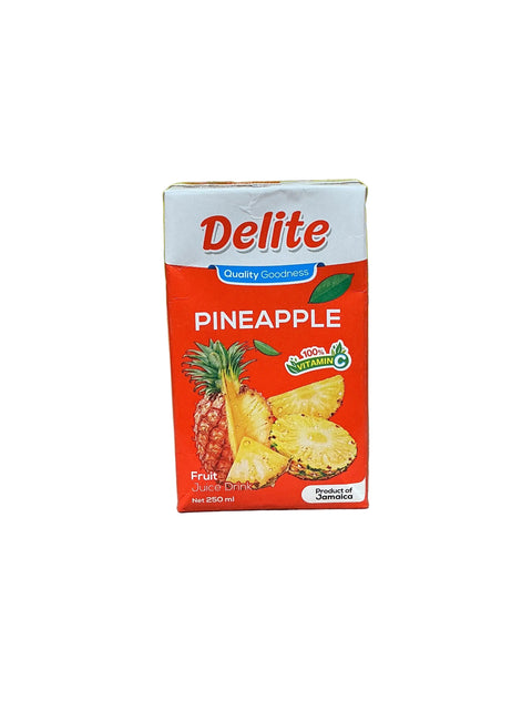Delite Pineapple 250ml Pack Of 4 Jamaican