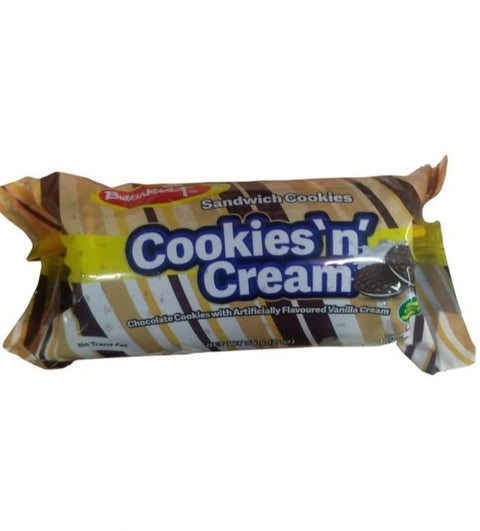 Butterkist Sandwich Cookies 'n' Cream Cookies 55g Jamaican