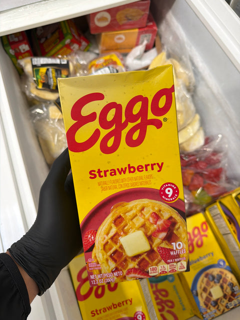 Eggo Strawberry Waffles 10 Pack Jamaican