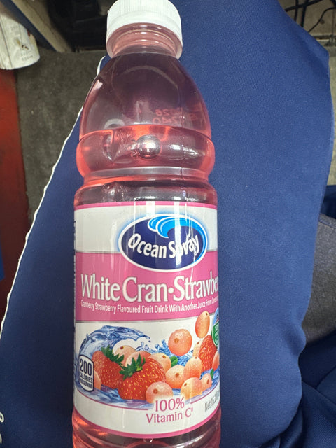 Ocean Spray White Cran Strawberry 600ml
