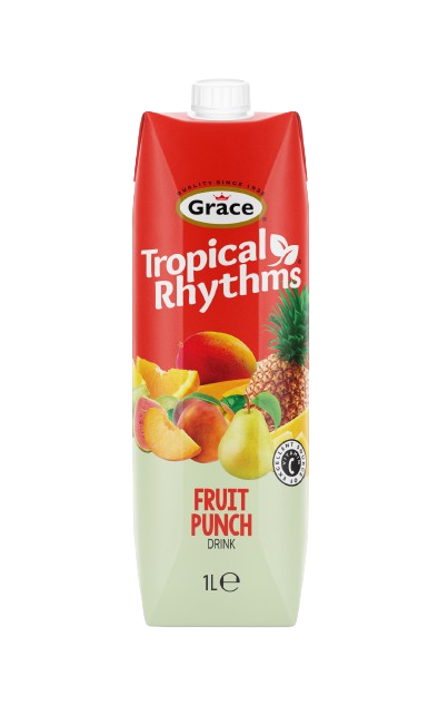 Grace Tropical Rhythms Fruit Punch 1 Litre Carton