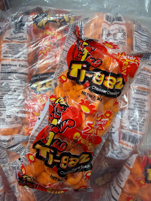 Super Star Tigaz Jamaican Cheese Snack Pack Of 16