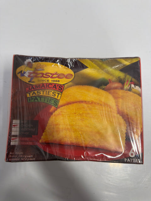 Tastee Chicken Patties Jamaican Imported Pack Of 6