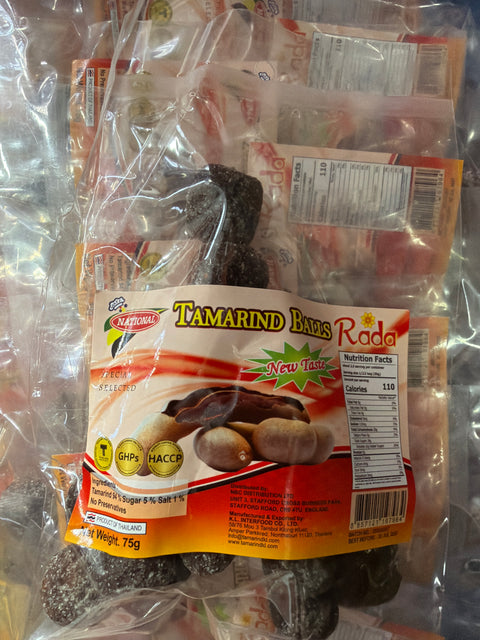 National Tamarind Balls 100g Pack Of 3 Jamaican