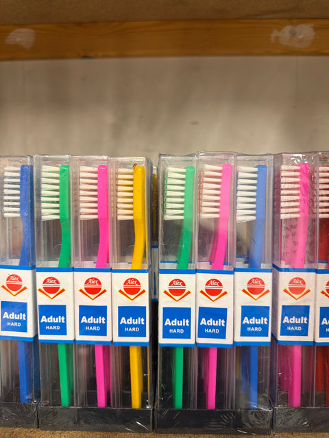 Jamaican Hard Tooth Brush For Adults Pack Of 12