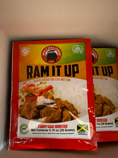 Spicy Hill Farms Ram It Up Curry Goat Booster 20g