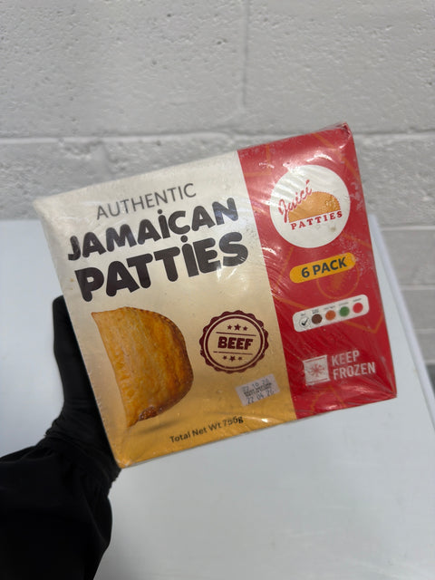 Juici Beef Patties Pack Of 6 (Jamaican Imported)