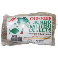 Cawoods Jumbo Salted Cod Cutlets 350g