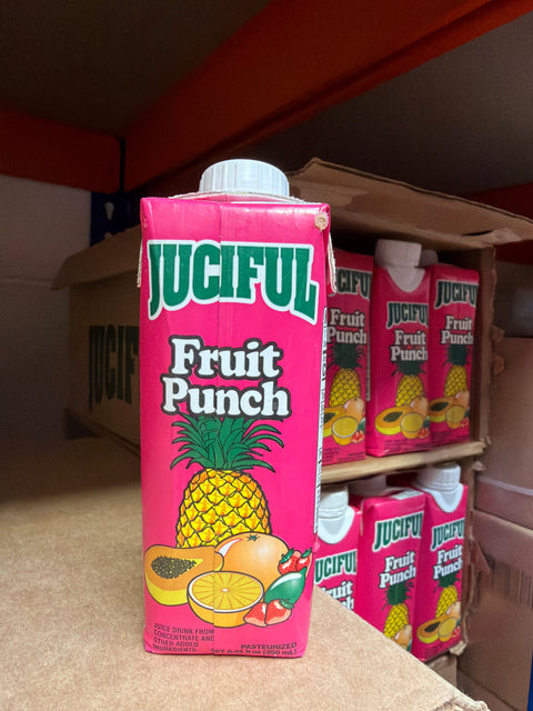 Juciful Fruit Punch Tetra Carton Pack Of 24 Jamaican