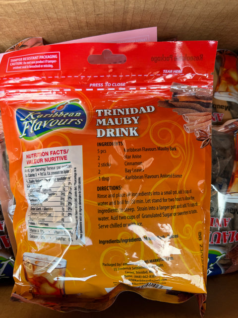Karibbean Flavours Mauby Bark & Spices Trinidad