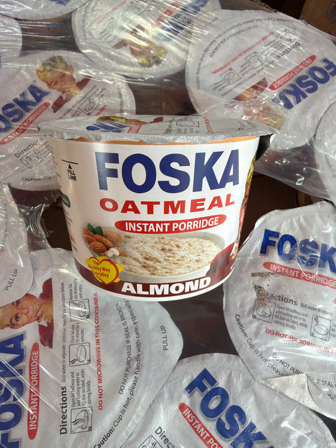 Foska Cornmeal Instant Porridge Almond 60g Jamaican