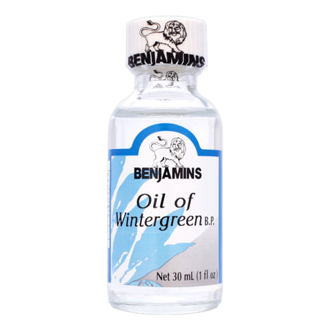 Benjamins Oil Of Wintergreen 30ml Jamaican