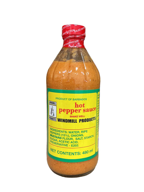 Windmill Products Hot Pepper Sauce 480ml