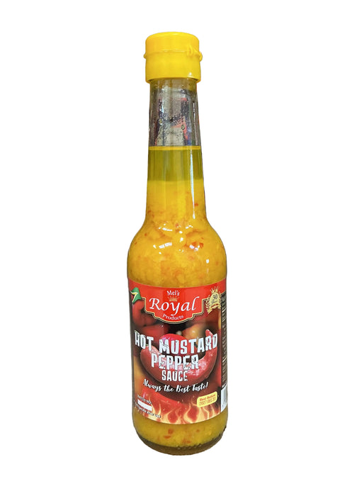 Royal Hot Mustard Pepper Sauce 300ml Guyanese