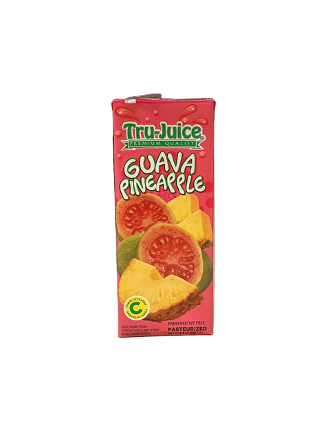 Tru-Juice Guava Pineapple  200ml Pack Of 4 Jamaican