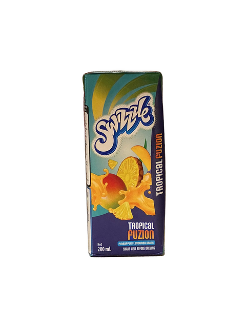 Serge Swizzle Tropical Fuzion 200ml Pack Of 4 Jamaican