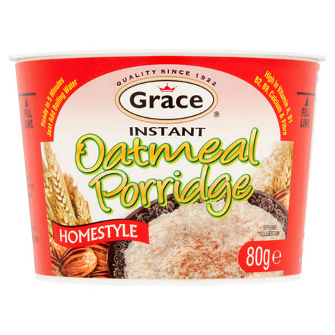 Grace Instant Porridge Oatmeal Banana 80g