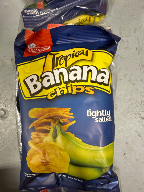 National Banana Chips 85g Pack Of 3 Jamaican