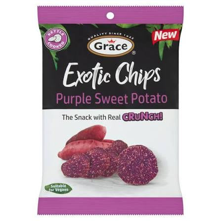 Grace Purple Sweet Potato Exotic Chips 75g
