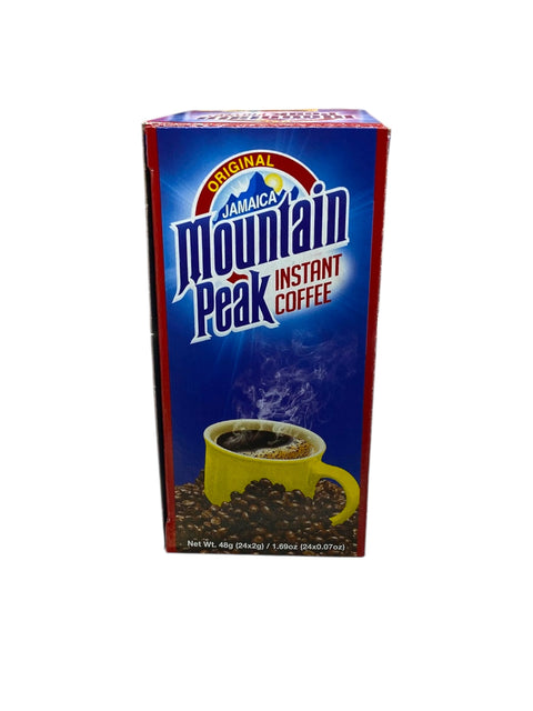 Jamaica Mountain Peak Instant Coffee 24 Sachets (24x0.07oz) Jamaican