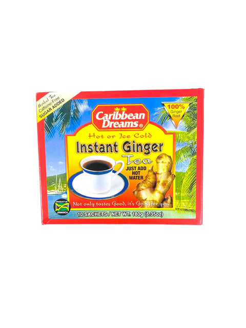 Caribbean Dreams Instant Ginger Tea 10 Sachets (180g) Jamaican