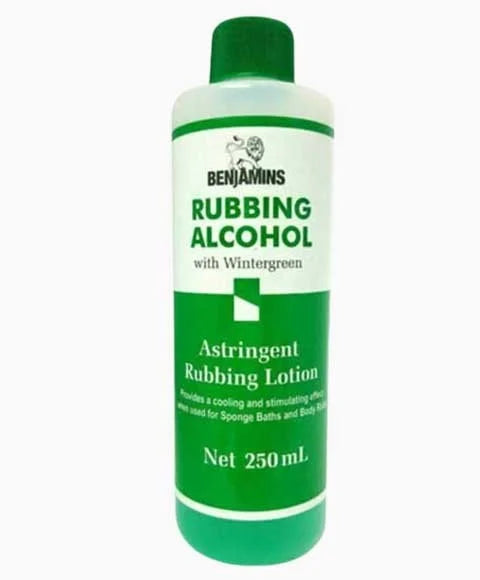 Benjamins Rubbing Alcohol With Wintergreen 250ml Jamaican