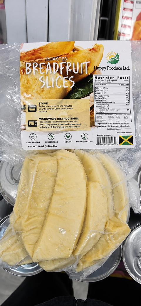 Roasted Breadfruit Slices