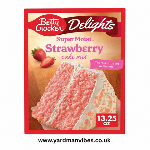 Betty Crocker Super Moist Strawberry Cake Mix 376g (13.25oz)