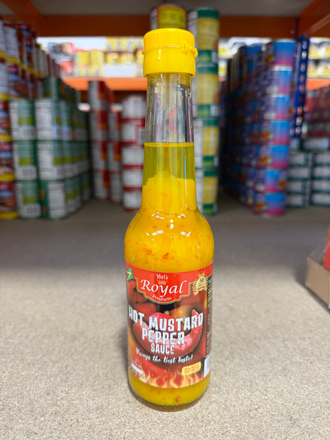 Royal Hot Mustard Pepper Sauce 300ml Guyanese