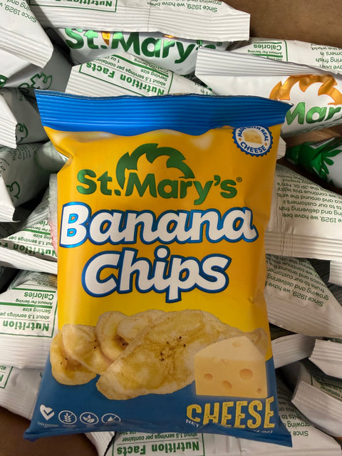 St Mary’s Banana Cheese Chips 40g Jamaican