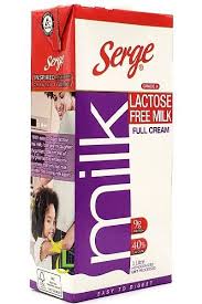 Serge Lactose Free Milk 1 Litre Jamaican Imported