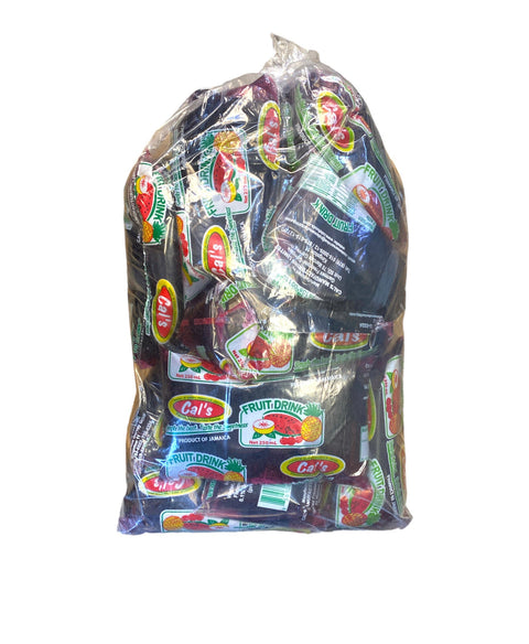 Cals Bag Juice Grape Pack Of 12 Jamaican