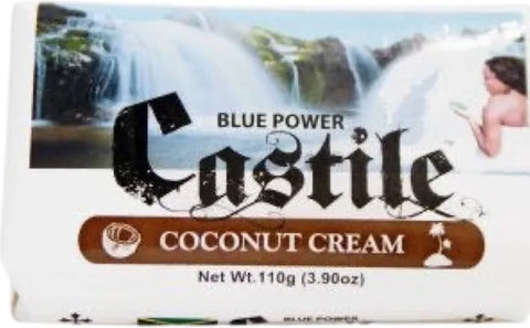Blue Powder Castile Coconut Cream Soap 110g Jamaican