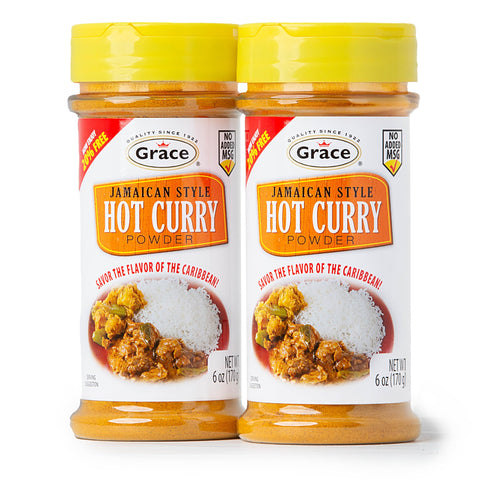 Grace Jamaican Style Hot Curry Powder 170g Jamaican