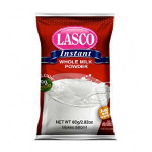Lasco Whole Milk Powder 80 Grams Jamaican